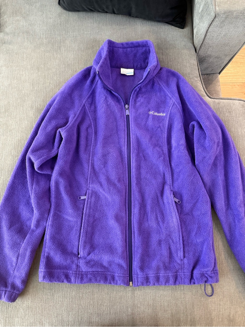 Columbia women’s Purple Full-Zip Fleece Jacket